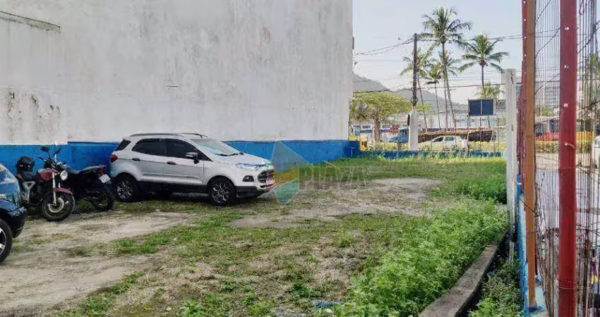 Terreno para alugar, 321 m² por r$ 16.100,00/mês - boqueirão - praia grande/sp