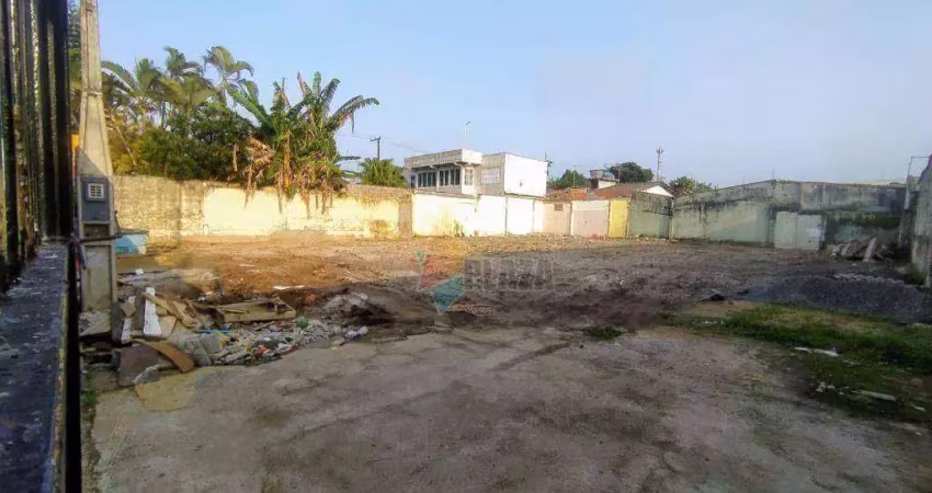 Terreno para alugar, 700 m² por r$ 25.000,00/mês - aviação - praia grande/sp