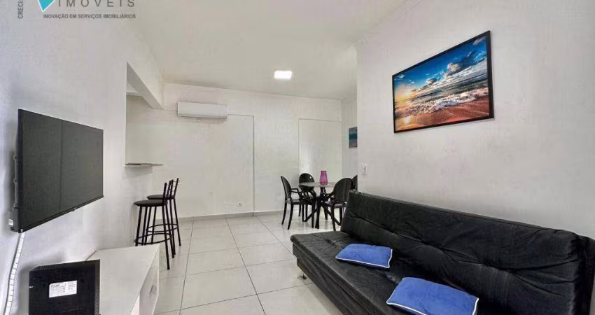 Apartamento 2 dormitórios com 1 suíte à venda, 78 m² por R$ 499.000 - Vila Guilhermina - Praia Grande/SP