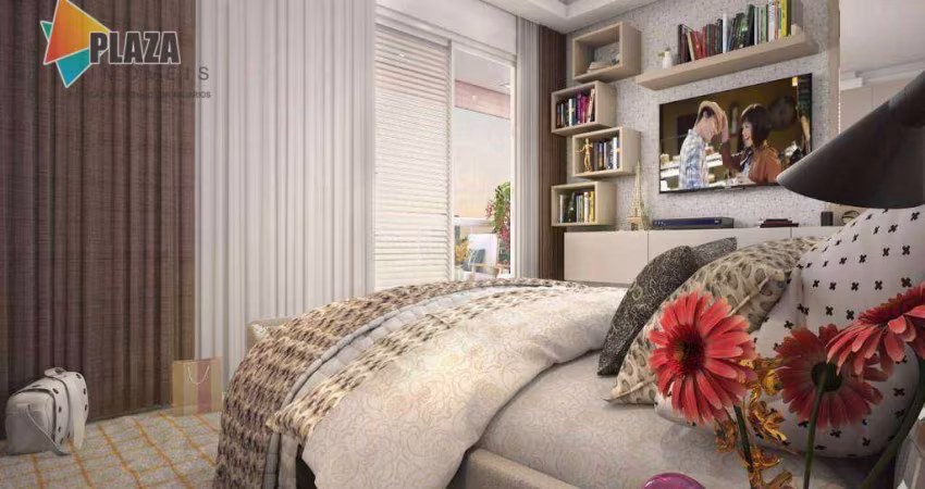 Apartamento com 3 dormitórios à venda, 122 m² por R$ 1.082.000,00 - Vila Guilhermina - Praia Grande/SP