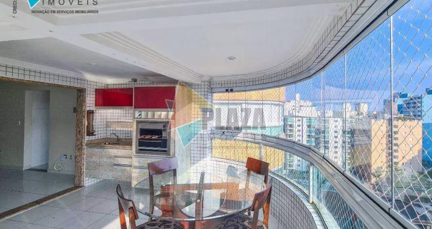 Apartamento 2 dormitórios com 2 suítespara alugar, 110 m² por R$ 4.200/mês - Tupi - Praia Grande/SP