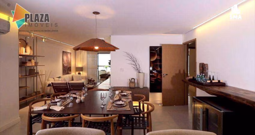 Apartamento com 3 dormitórios à venda, 152 m² por R$ 1.823.841,06 - Canto do Forte - Praia Grande/SP