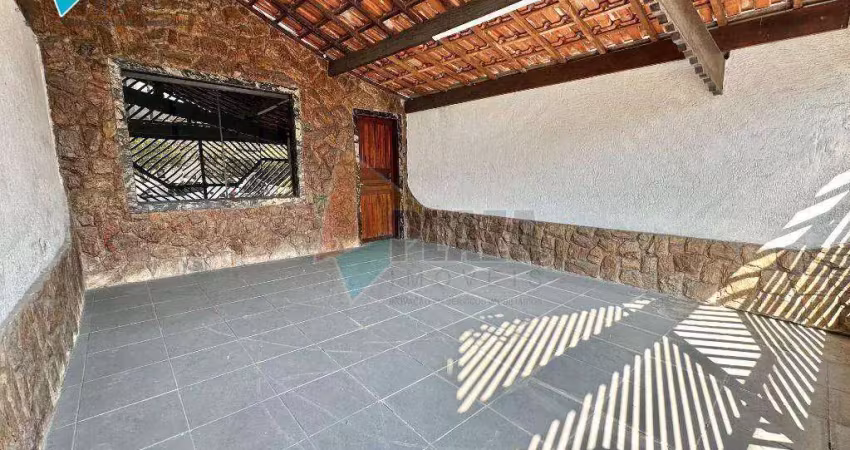 Casa com 2 dormitórios para alugar, 85 m² por r$ 2.500,01/mês - aviação - praia grande/sp