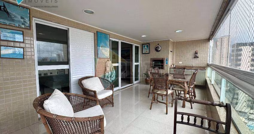 Apartamento com 3 dormitórios à venda, 146 m² por R$ 1.100.000,00 - Vilamar - Praia Grande/SP