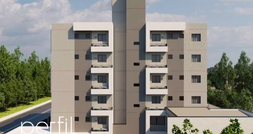 Apartamento em construção a venda com dois quartos sendo uma suíte no bairro Costa e Silva - Joinville/ SC