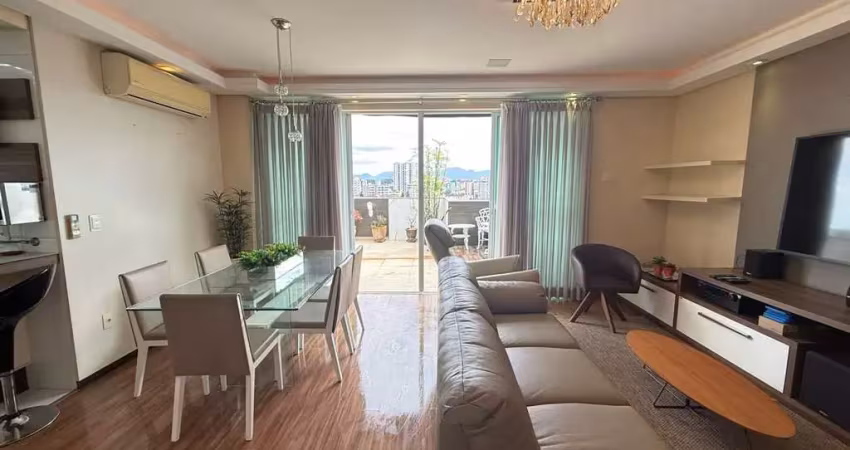 Cobertura à venda - 3 quartos, sendo 1 suíte - 3 vagas individuais - bom retiro - joinville/sc.
