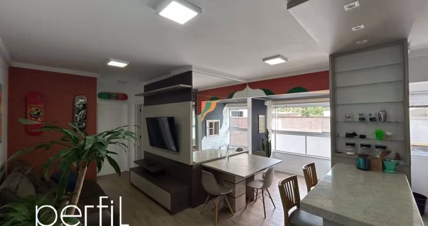 Apartamento à venda em Joinville-SC, Costa e Silva: 2 quartos, 2 salas, 1 banheiro, 1 vaga - 56,89m² de área.
