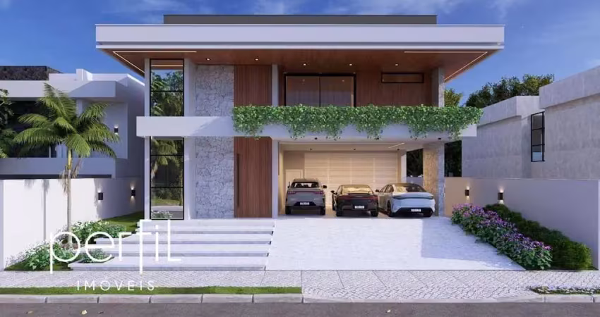 Casa a venda no Royal Garden 4 suítes e piscina no bairro Pirabeiraba - Joinville/ SC
