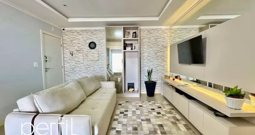 Apartamento 1 suíte + 2 quartos e 2 vagas de garagem no bairro saguaçu - joinville, sc