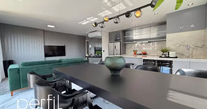 Apartamento porteira fechada com 3 suítes e 2 vagas de garagem no bairro américa - joinville, sc