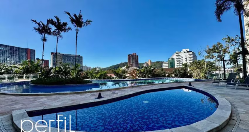Apartamento com 2 suítes e 2 dormitórios no bairro centro - joinville, sc