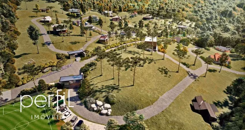 Condomínio de terrenos exclusivíssimos à venda, com áreas privativas de 1.200 a 1760m2, em campo alegre
