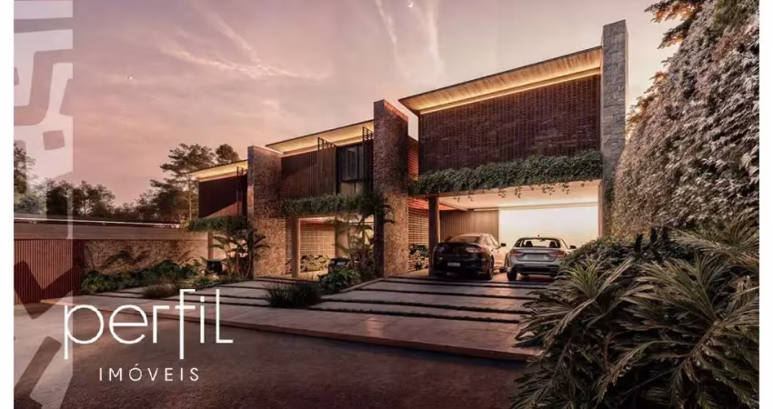 Casa com 4 suítes e 215m2 em condomínio fechado no bairro saguaçu - joinville, sc