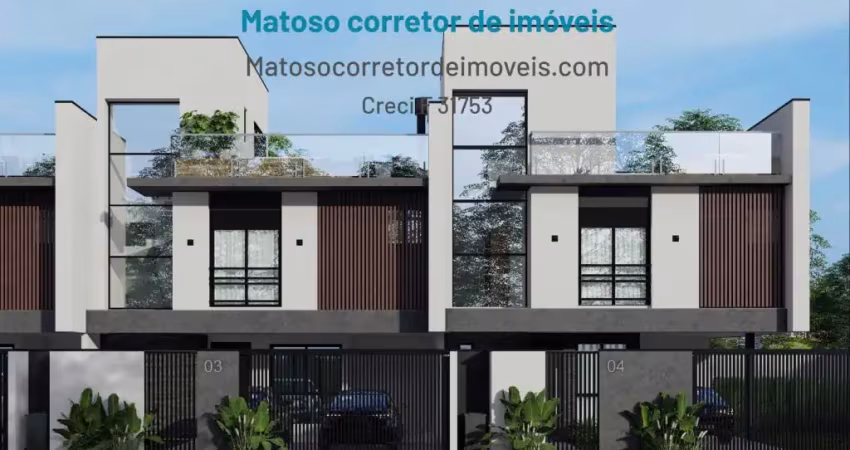 Triplex portão amplo terraço frente para rua ultimas unidades curitiba pr a 1 km paladium