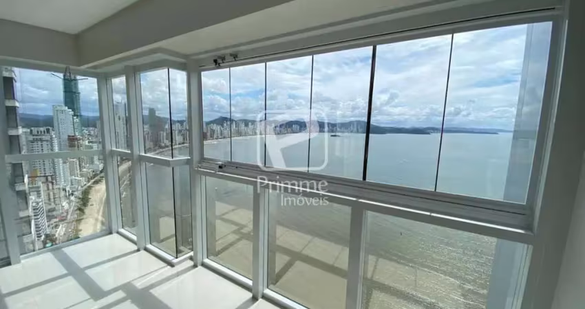 Apartamento frente mar 4 suítes andar alto, barra sul, balneário camboriú - sc