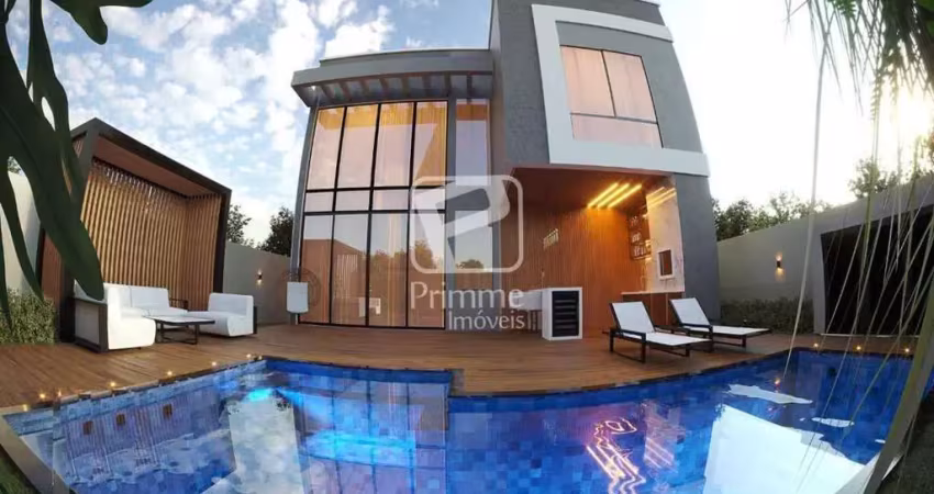 Casa 3 dormitórios em condominio fechado - caledônia residence, cedro, camboriú - sc