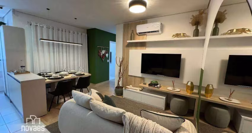 Apartamento com 2 dormitórios à venda, 51 m² por R$ 313.452 - Santo Antônio - Joinville/SC