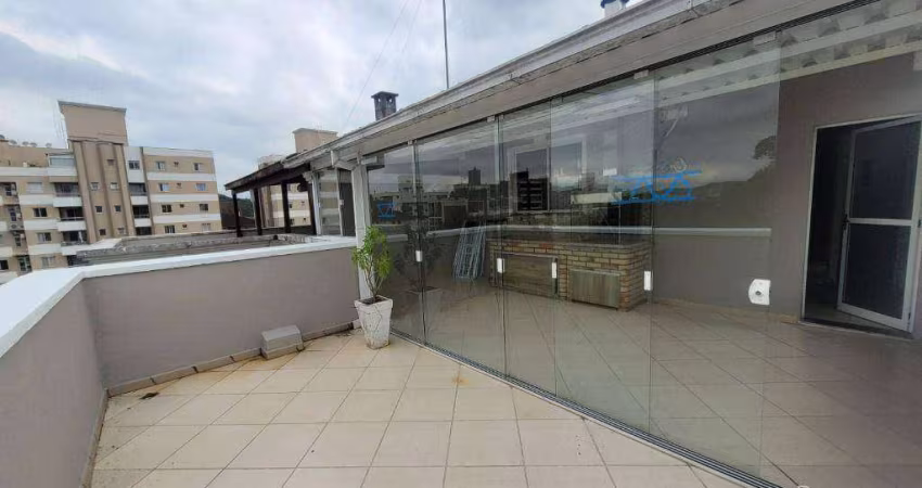Apartamento Duplex com 3 dormitórios para alugar, 136 m² por R$ 2.990,01/mês - Glória - Joinville/SC