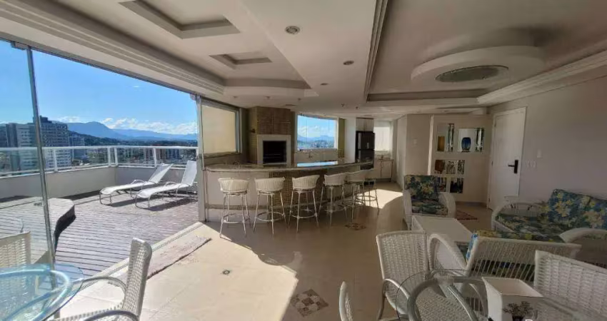 Cobertura com 3 suítes à venda, 364 m² por r$ 2.500.000 - américa - joinville/sc