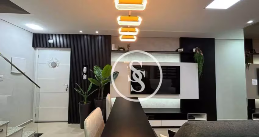 Cobertura com 2 dormitórios à venda, 82 m² por r$ 696.000,00 - jardim bela vista - santo andré/sp