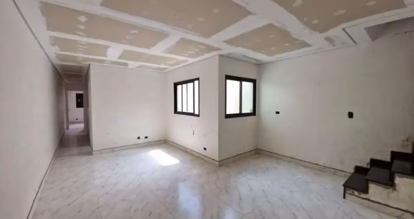 Cobertura nova sem condomínio com 130 m² de área total privativa, 3 dormitórios, 2 vagas de garagem, por r$ 780.000,00 - bairro paraíso - santo andr