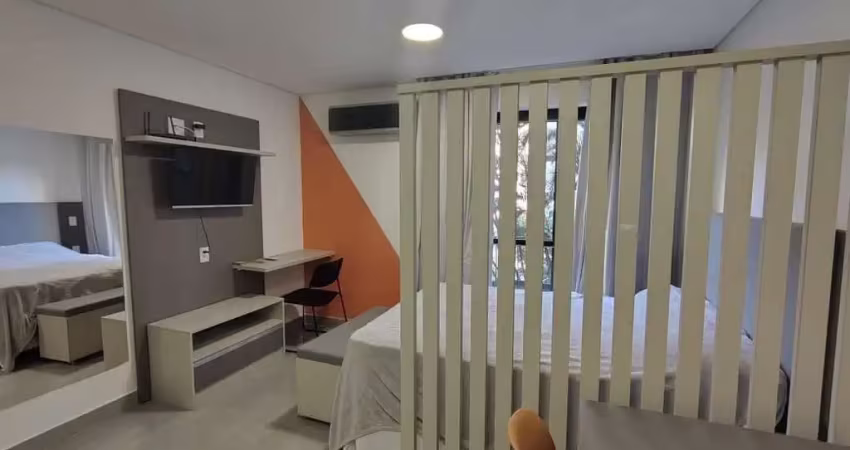 Loft com 1 dormitório para alugar, 27 m² por r$ 3.490/mês - jardim chácara inglesa - são bernardo do campo/sp