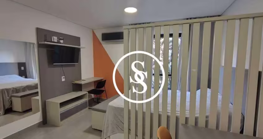 Loft com 1 dormitório para alugar, 27 m² por r$ 3.490/mês - jardim chácara inglesa - são bernardo do campo/sp