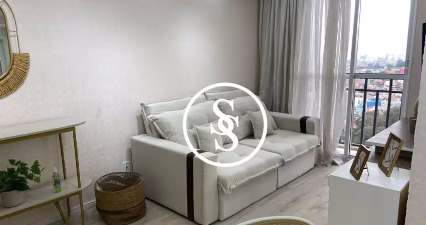 Apartamento com 59,97 m², 2 dormitórios, 1 garagem, à venda por r$ 426.000,00 - parque erasmo - santo andré/sp