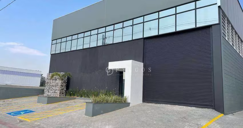 Galpão para alugar, 650 m² por r$ 17.685,50/mês - rio abaixo - jacareí/sp