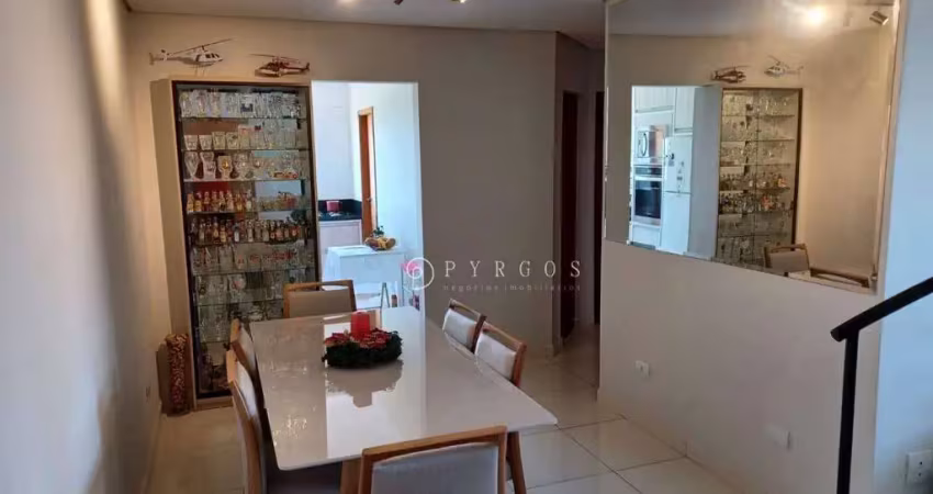Cobertura com 3 dormitórios, varanda gourmet e hidromassagem externa à venda, 140 m² por r$ 860.000 - jardim santa maria - jacareí/sp