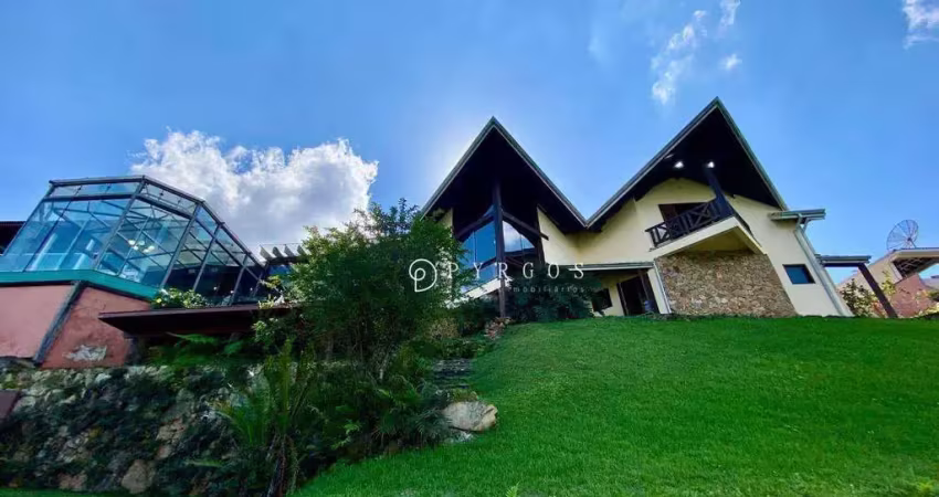 Casa com 7 dormitórios à venda, 450 m² por r$ 5.900.000,00 - centro - igaratá/sp