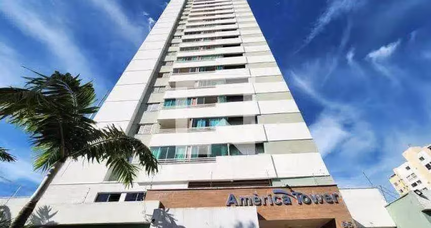 Vende-se apartamento 2qts sendo 1 suite, próx. ao cepal no setor jardim américa, goiânia, go (r)