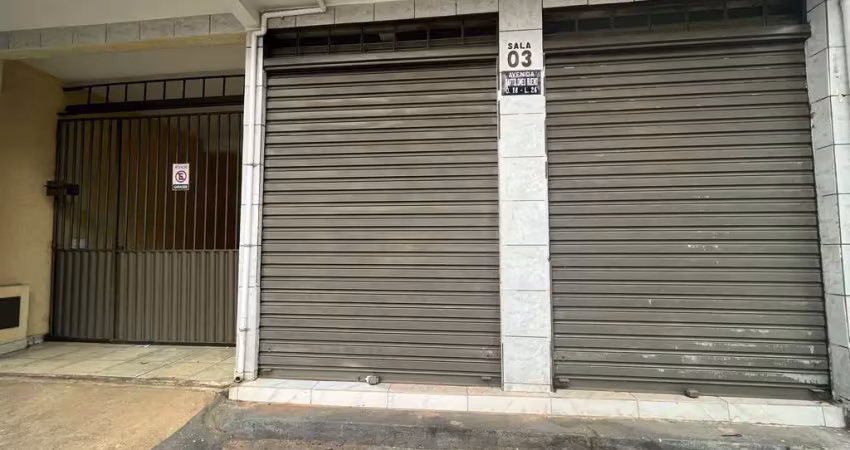 Aluga-se sala comercial com 60 m² , com 1 banheiro no setor cruzeiro do sul - aparecida de goiânia,