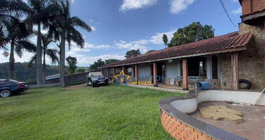 Chácara com 1 dormitório à venda, 1000 m² por R$ 880.000,00 - Tanque - Atibaia/SP