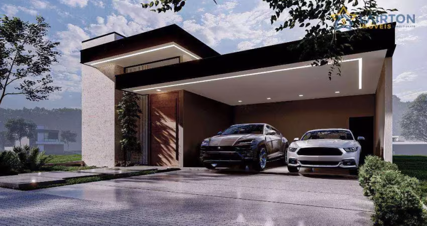 Casa com 3 dormitórios à venda, 196 m² por r$ 1.550.000,00 - residencial euroville - bragança paulista/sp