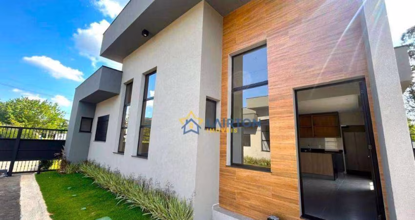 Residencial Solar Chácara Interlagos - Casas Térreas com 3 Suítes em Condomínio Fechado, Atibaia - SP