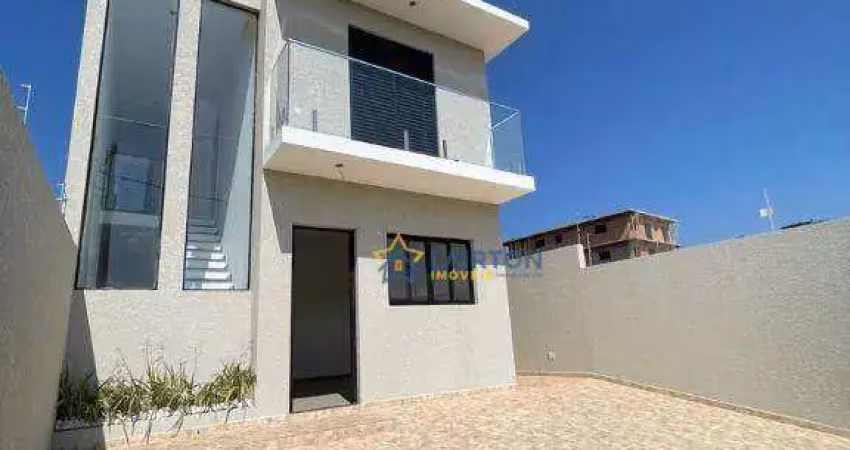 Casa com 3 suítes à venda em loteamento bella atibaia - 114 m² com piscina