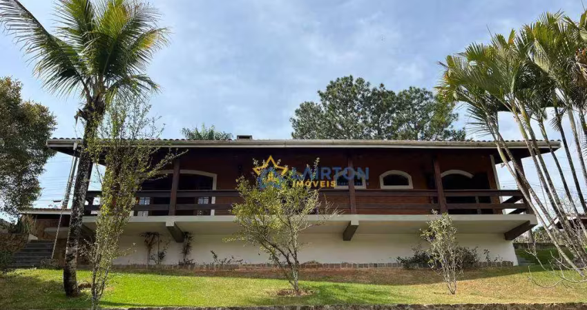 Chácara com 3 dormitórios à venda, 4400 m² por r$ 2.800.000,00 - jardim estância brasil - atibaia/sp
