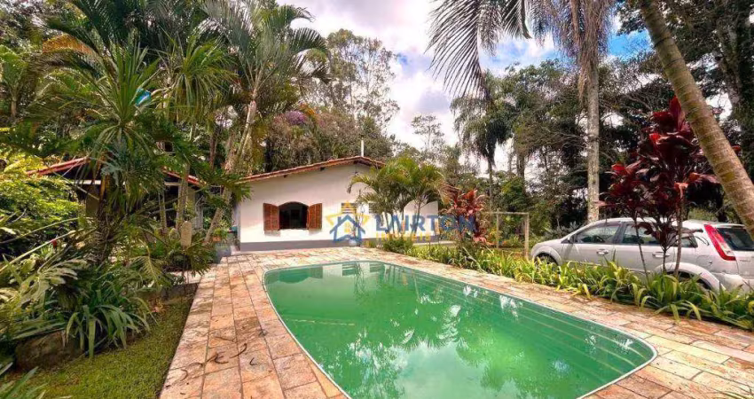 Casa térrea com terreno de 5.000m² em loteamento fechado - atibaia