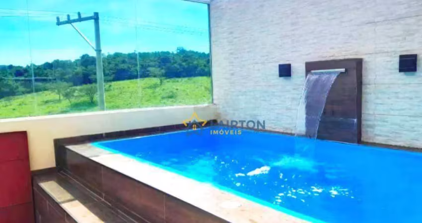 Casa à venda no jardim brogotá em atibaia - 2 dormitórios, área gourmet e piscina - 180 m²
