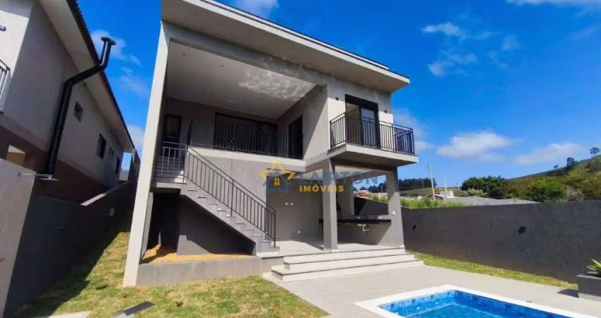 Casa à venda em atibaia com 3 suítes, piscina aquecida e cozinha com ilha – sofisticação e conforto
