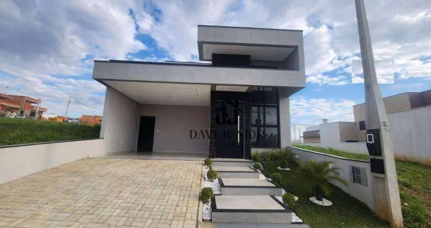 Casa com 3 dormitórios sendo 1 suíte à venda, 137 m² por r$ 895.000 - condominio residencial reserva ipanema ii - sorocaba/sp