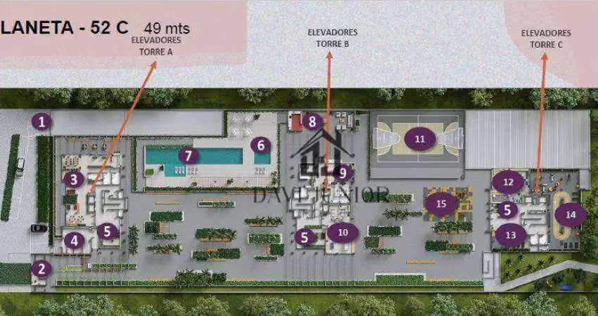 Apartamento com 1 dormitório, 49 m² - venda por r$ 534.000,00 ou aluguel por r$ 3.805,00/mês - alto da boa vista - sorocaba/sp