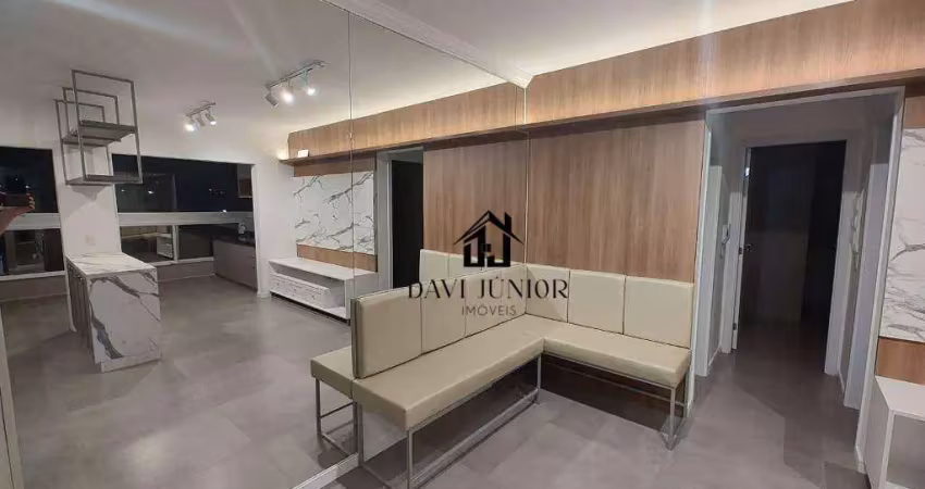 Apartamento com 2 dormitórios sendo 1 suite para alugar, 63 m² por r$ 3.700/mês - jardim santa rosália - sorocaba/sp