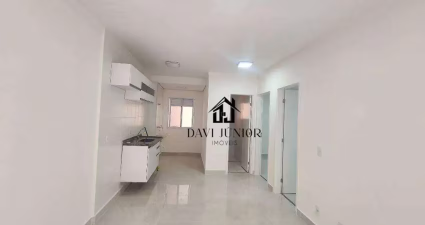 Apartamento com 2 dormitórios, 52 m² - venda por r$ 330.000 ou aluguel por r$ 2.100/mês - jardim gutierres - sorocaba/sp