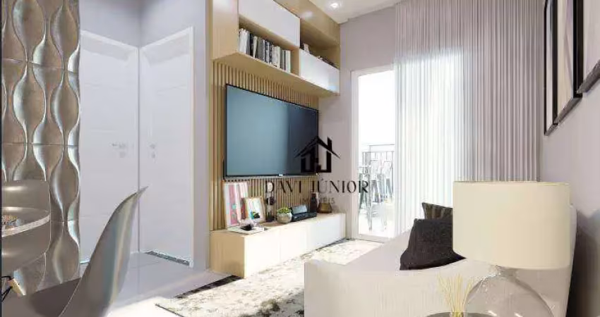 Apartamento com 2 dormitórios à venda, 48 m² por r$ 310.000 - vila carvalho - sorocaba/sp