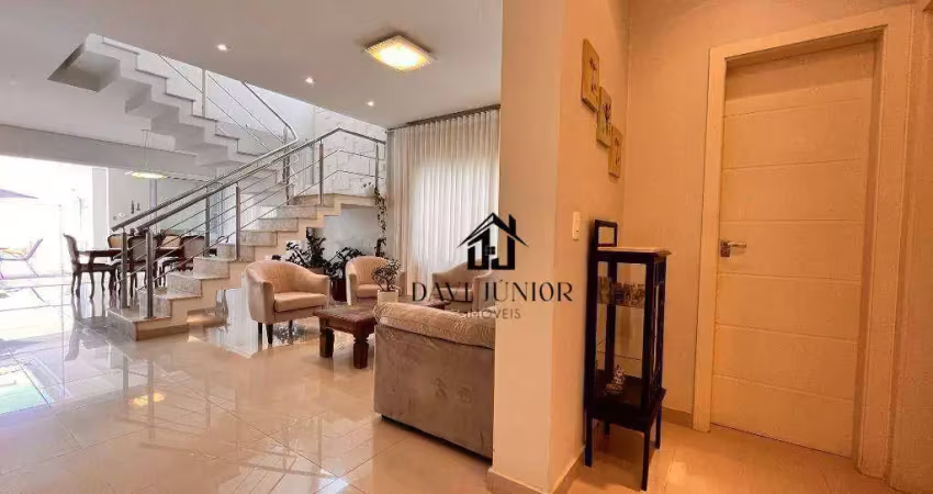 Casa com 4 dormitórios à venda, 300 m² por r$ 2.800.000,00 - condomínio residencial sunset village - sorocaba/sp