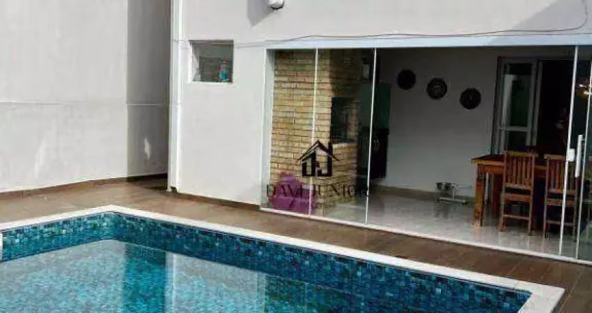 Casa com 3 suites sendo 1 master com closet para alugar, 199 m² por r$ 8.500/mês - condomínio villagio milano - sorocaba/sp