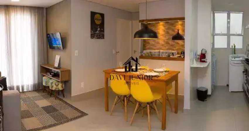 Apartamento com 2 dormitórios à venda, 48 m² por r$ 362.000 - jardim piratininga - sorocaba/sp