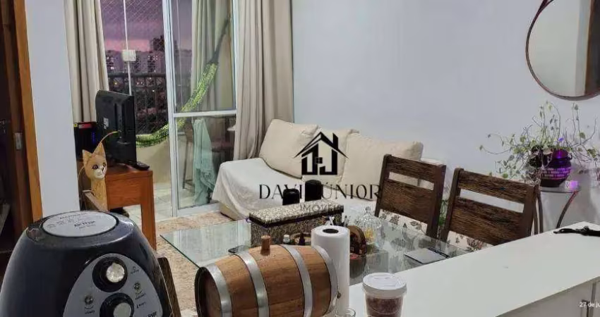 Apartamento mobiliado com 2 dormitórios à venda, 52 m² por r$ 375.000 - bairro da vossoroca - sorocaba/sp